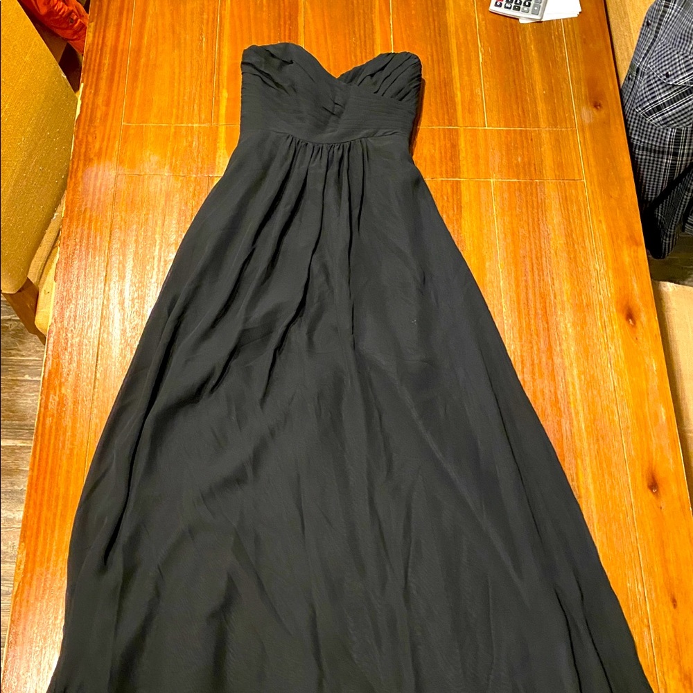 B2 Formal Black Strapless Long Dress size 4 Maxi